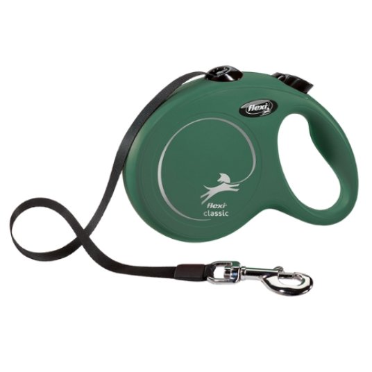 Flexi New Classic S Tape 5m maslinasto zeleni