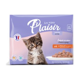 Plaisir komadici piletine u sos sosici za macice 4x100 g