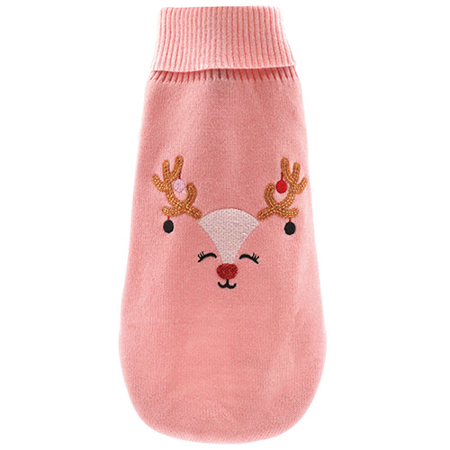 Dzemper Xmas Reindeer pink 35cm