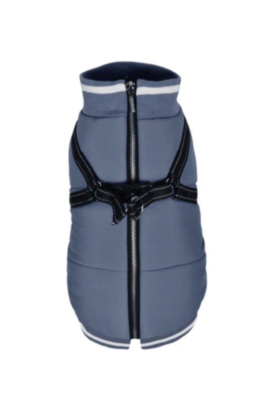 Jakna Zip 30cm plava sa amom