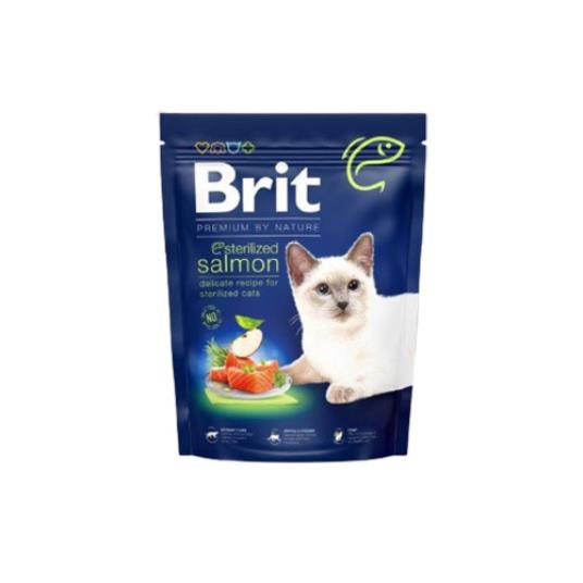 Brit Premium by Nature Cat. Sterilized losos 1,5 kg