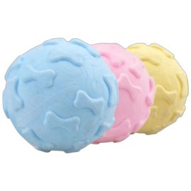 Besta igracka za pse loptica pena Pastel 6,5cm mix boja