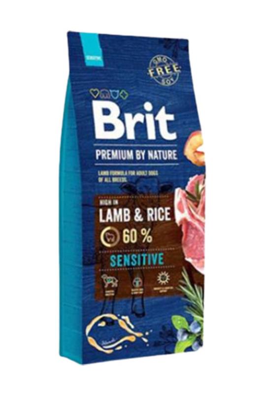 Brit Premium by Nature Sensitive jagnjetina,pirinac 15 kg