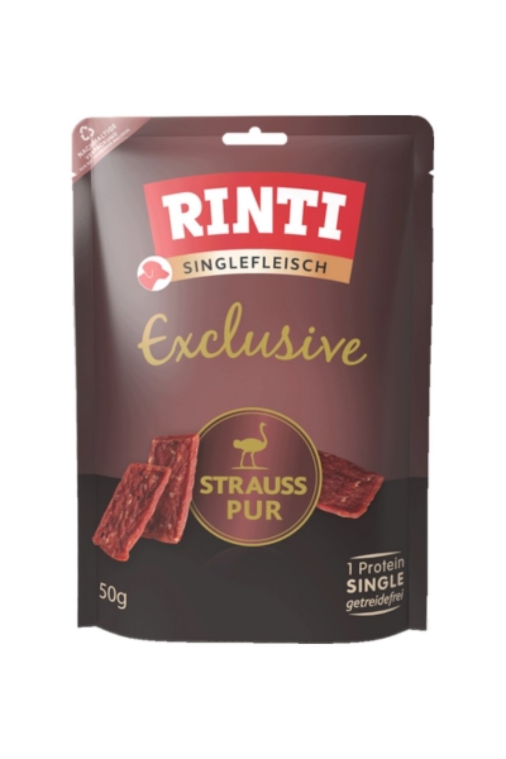 Rinti Exclusive nojevo meso, poslastica za pse 50g