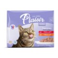 Plaisir Komadici piletine x 2  i komadici govedine  x 2 u sosu   sosici za macke 4 x 85 g