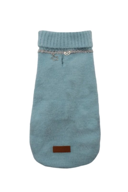 Dzemper Angora 40 cm plav