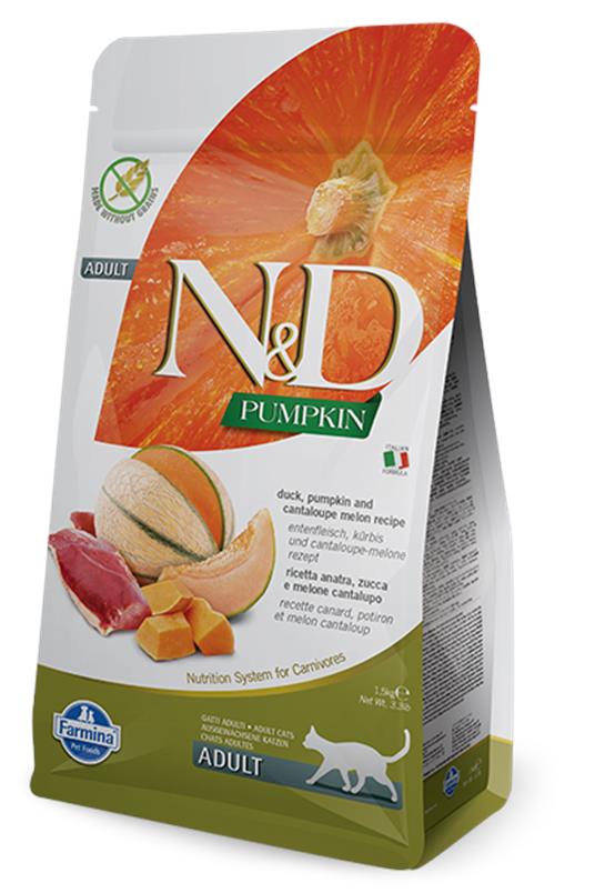 N&D Pumpkin Cat Duck&Cantaloupe Melon 1,5kg