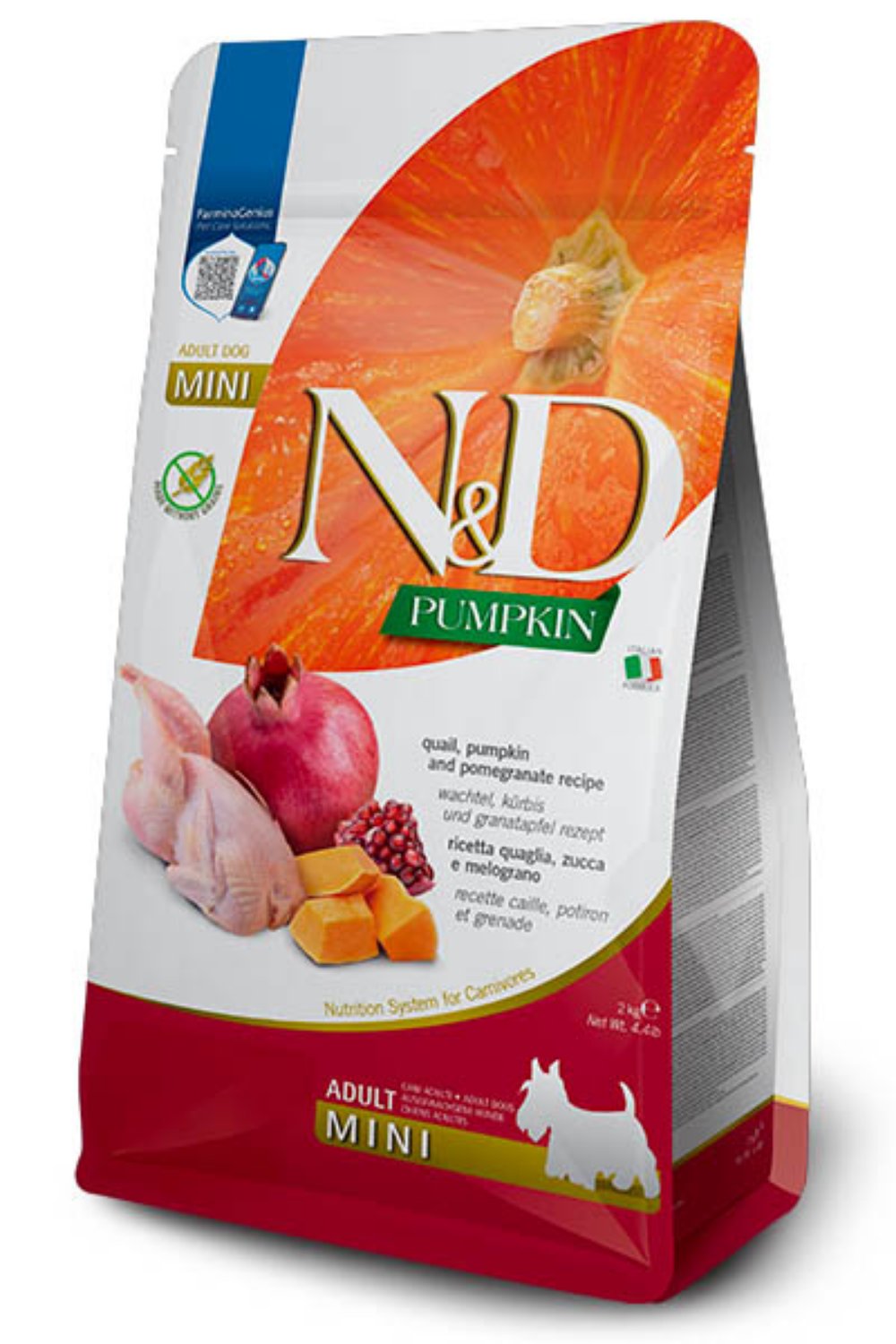 N&D Pumpkin Quail&Pomegranate Mini 2kg