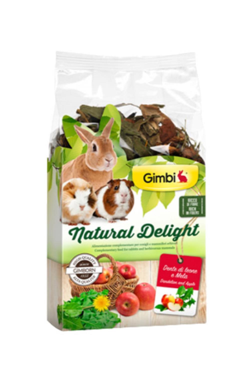 NATURAL DELIGHT maslacak i jabuka poslastica za glodare 100g