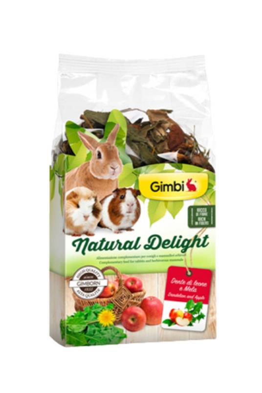 NATURAL DELIGHT maslacak i jabuka poslastica za glodare 100g