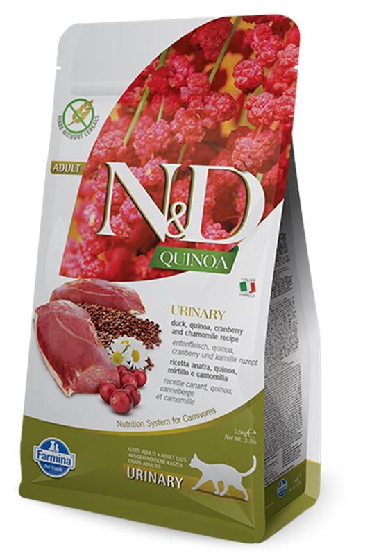 D.N&D Quinoa Cat Urinary Duck&Cranberry 300g