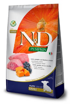 N&D Pumpkin Puppy Lamb&Blueberry Mini 