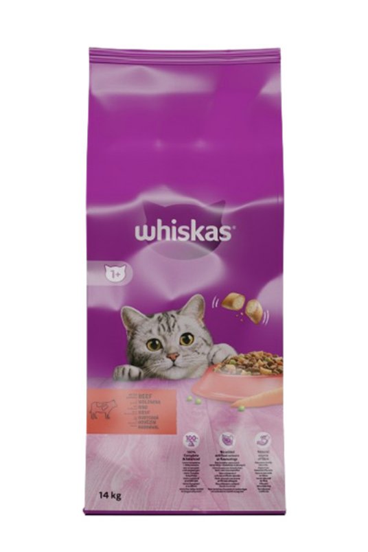 Whiskas briketi Govedina 14kg