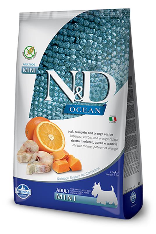 N&D Ocean Codfish&Pumpkin&Orange Mini 800g