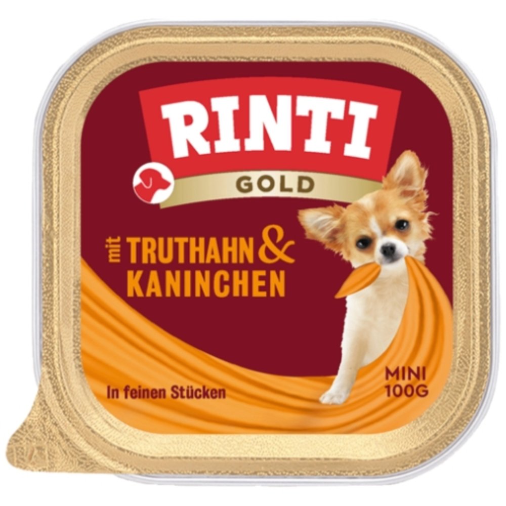 Rinti Gold Mini curetina i zecetina, pasteta za pse 100g