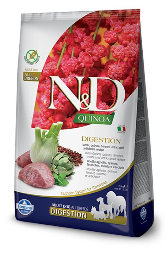 D.N&D Quinoa Digestion Lamb&Fennel 2,5kg