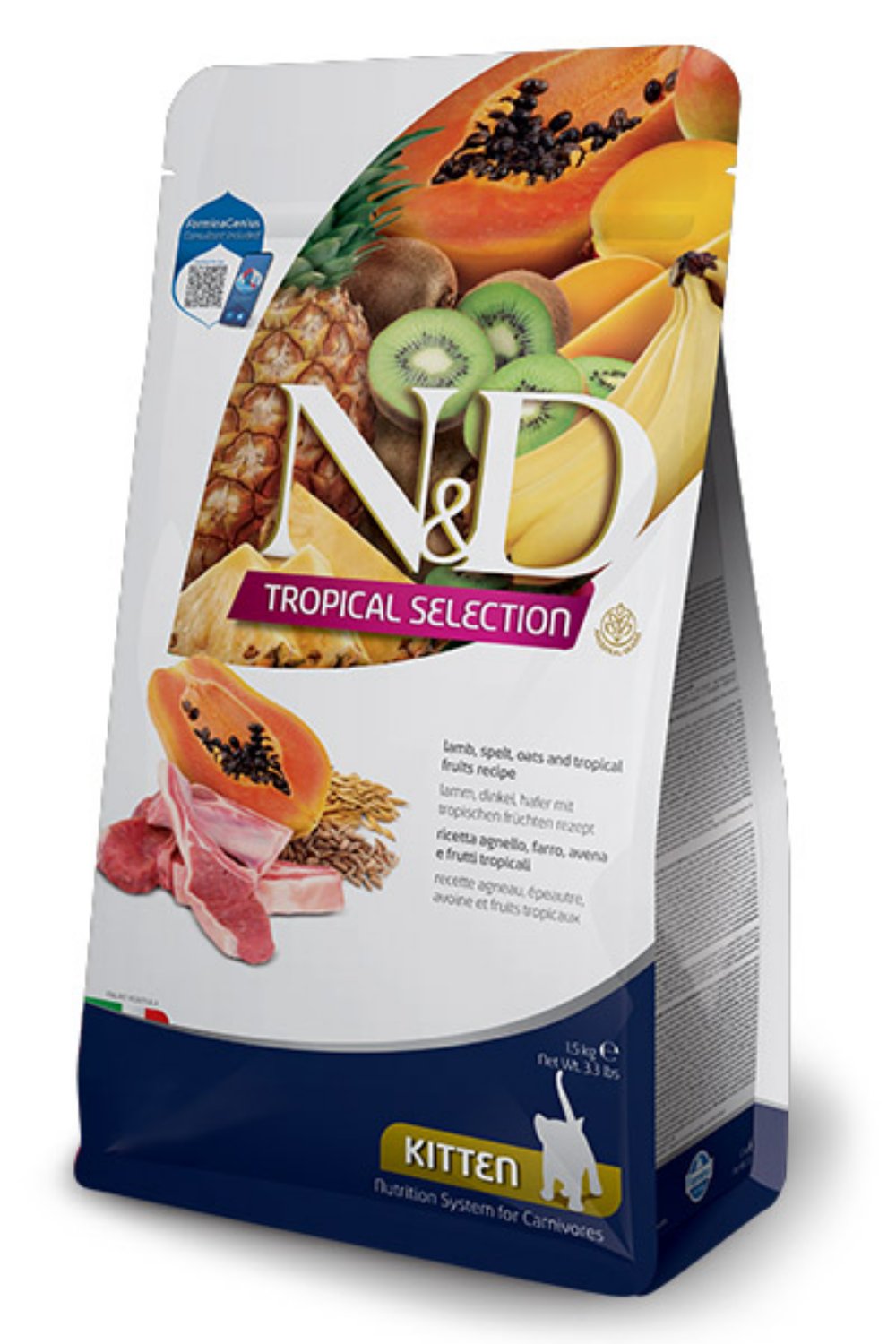 N&D Tropical Kitten Lamb 1,5kg