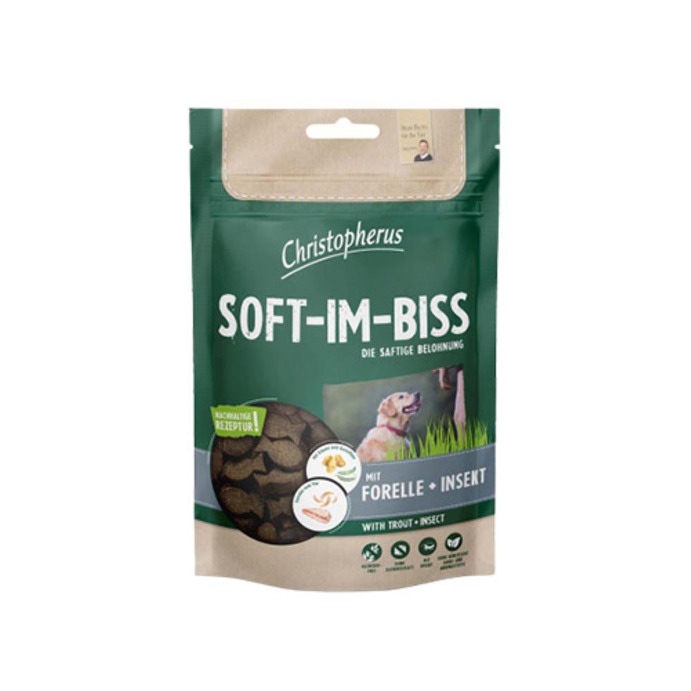 Christopherus Soft ImBiss  - poslastica za pse pastrmka i insekti 125g