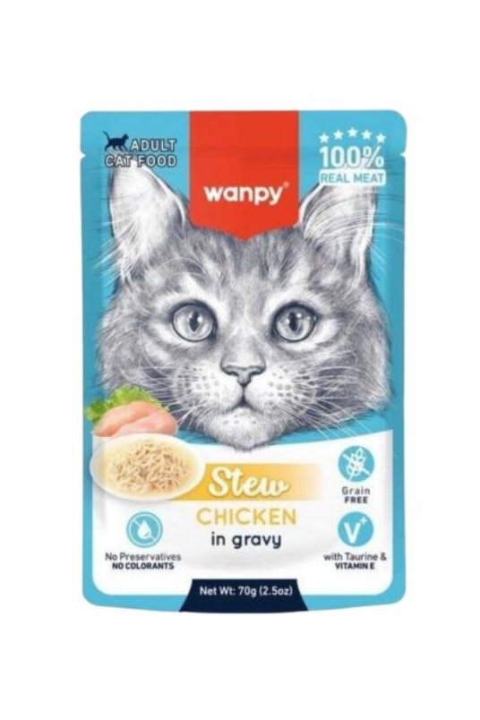 Wanpy gulas za macke piletina 70 g