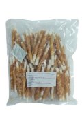 Wanpy Dry Chicken Jerky & Rawhide Twisted Stick 1kg