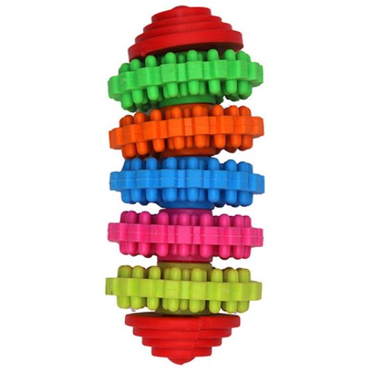 Besta igracka za pse Rainbow valjak 11cm