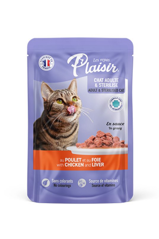Plaisir SOS za macke 100g piletina i jetra