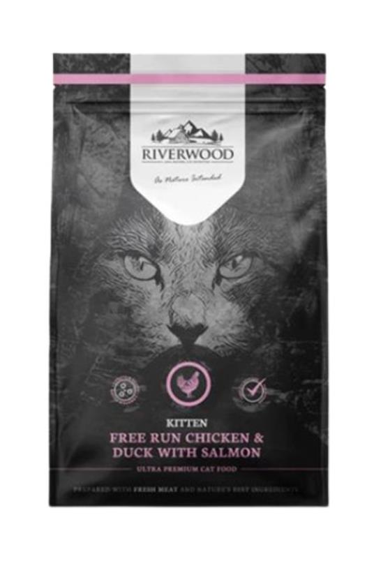RIVERWOOD Cat Kitten   piletina, pacetina i losos hrana za macice 0,3kg
