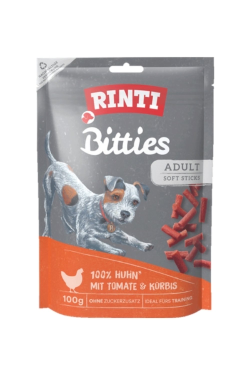 Rinti Bitties piletina sa bundevom I paradajzom 100gr