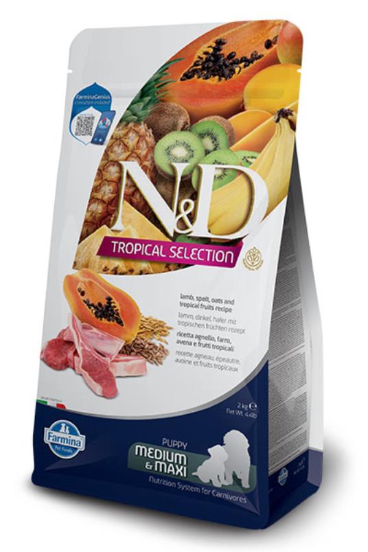 N&D Tropical Lamb Puppy Medium&Maxi