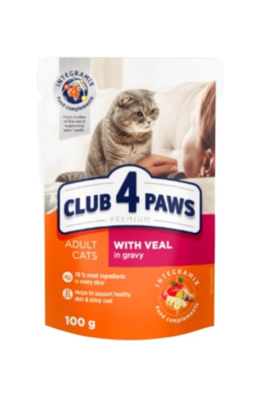 C4P sos za macke teletina 100g