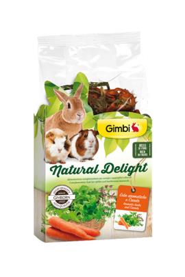 NATURAL DELIGHT biljke i sargarepa   poslastiva za glodare 100g