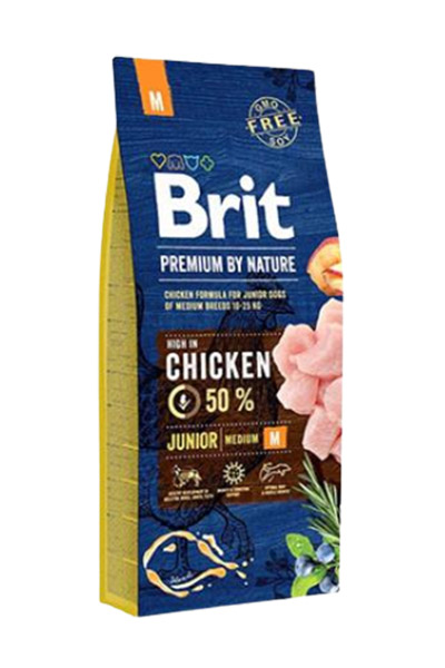 Brit Premium by Nature Junior M 15 kg