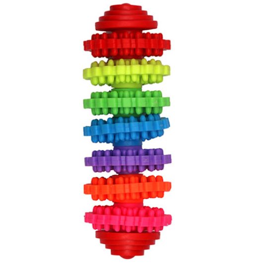 Besta igracka za pse Rainbow valjak 13,5cm