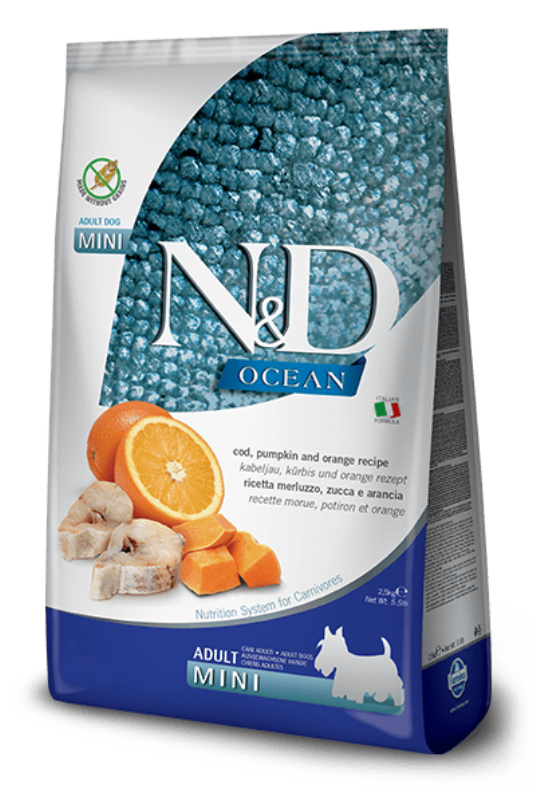 N&D Ocean Codfish&Pumpkin&Orange Mini 7kg