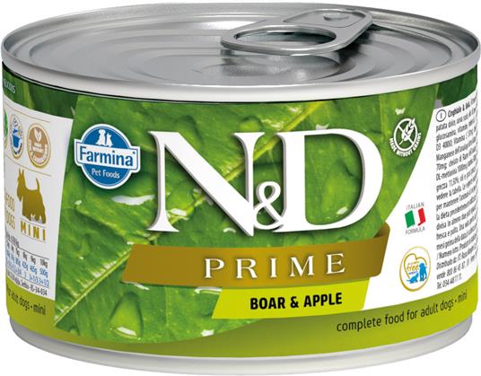 N&D Can Dog Prime Mini Boar&Apple 140g