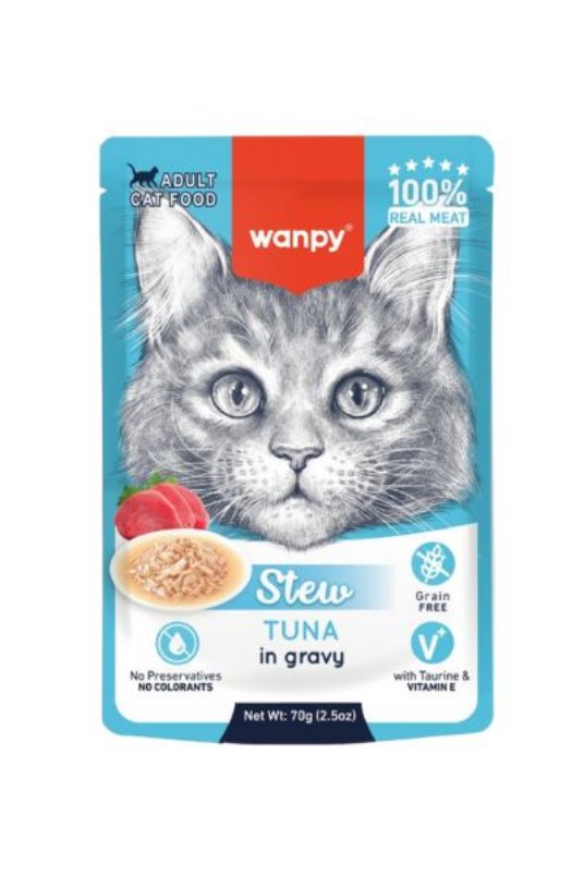 Wanpy gulas za macke tuna 70 g