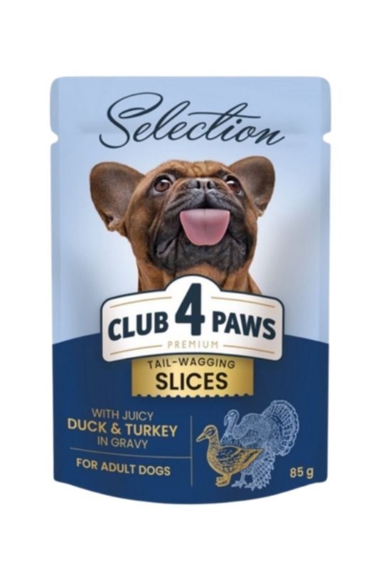 C4P sos za pse komadici pacetine i curetine Mini 85g