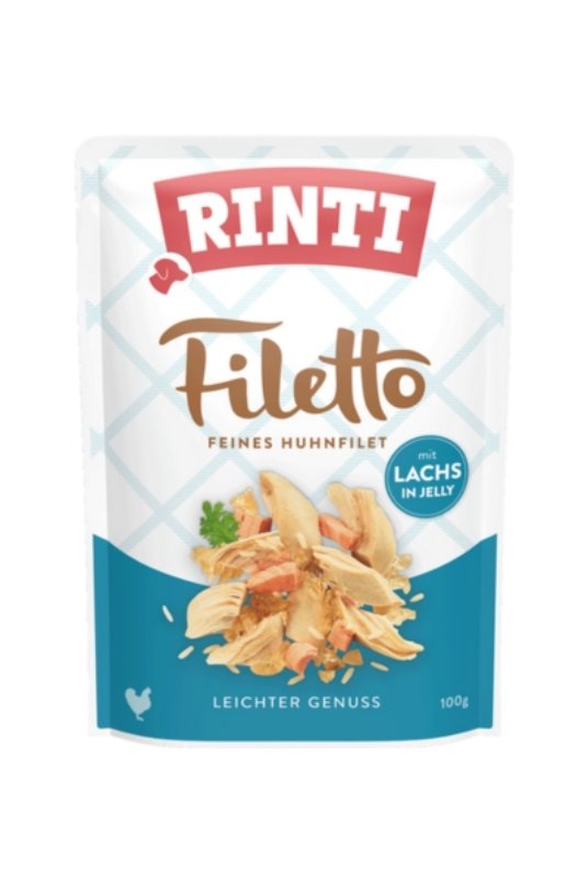 Rinti Filetto piletina i losos u zeleu, sos za pse 100g