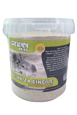 PannPets prirodni pesak cincila1000g (PVC Kantica)