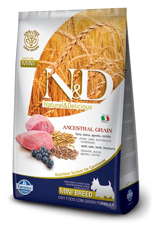 N&D AG Lamb&Blueberry Mini 2,5kg