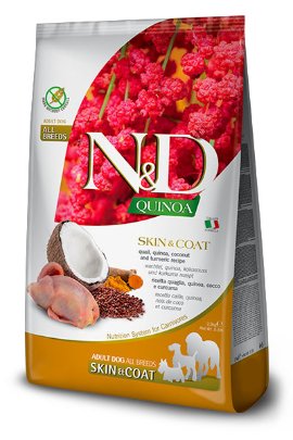 D.N&D Quinoa Skin&Coat Quail&Coconut 2,5kg