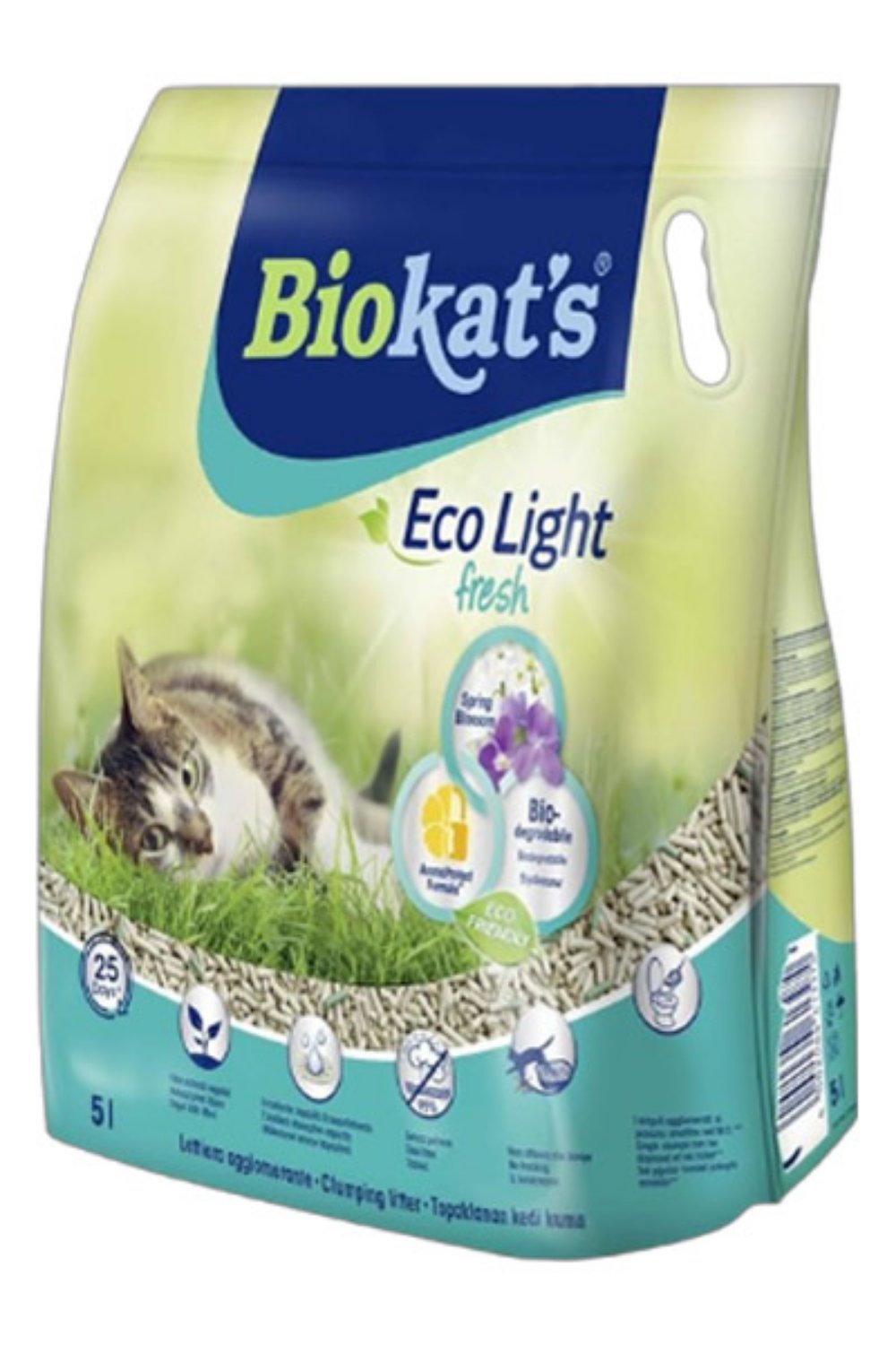 BIOKATS ECO LIGHT FRESH SPRING POSIP ZA MACKE 5 L