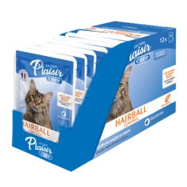 Plaisir Care New Sos za macke Hairball 12x85g
