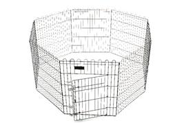 Ograda sa 7 panela 61x107cm za stence
