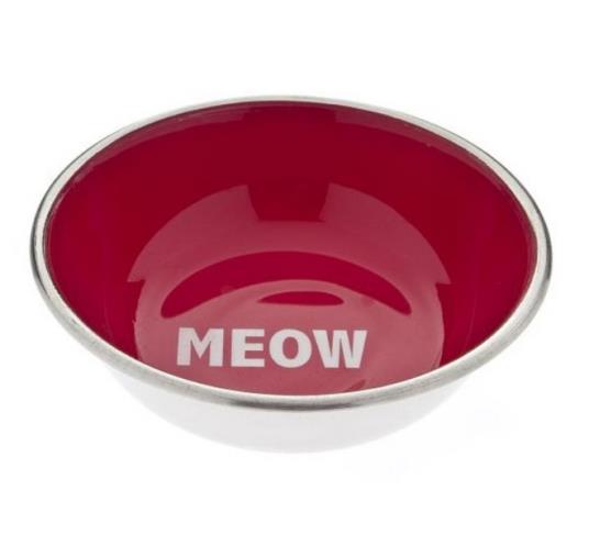 Cinija Meow inox crvena 350ml