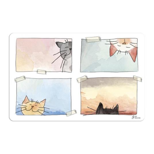 Podmetac Aquarelle mace 43x28 cm