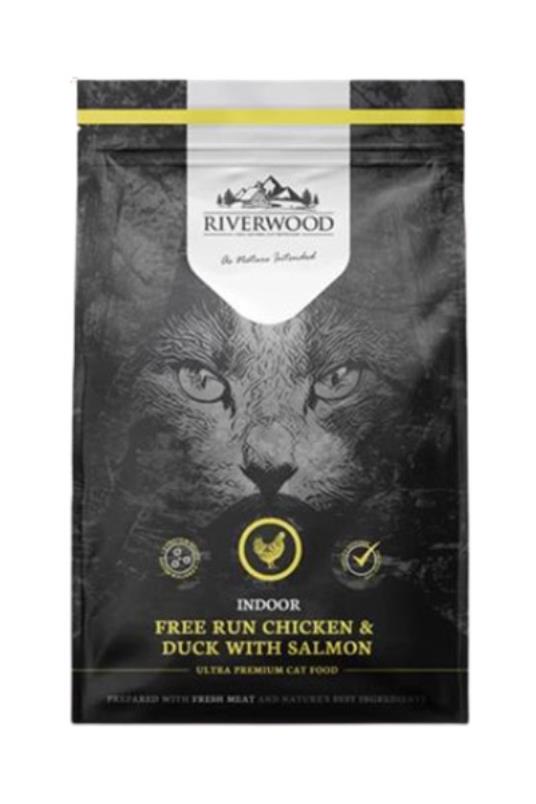Riverwood Cat Indoor   piletina, pacetina i losos hrana za macke 2kg
