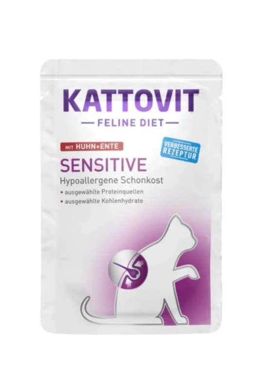 Kattovit Sensitive piletina i pacetina, sos za macke 85g