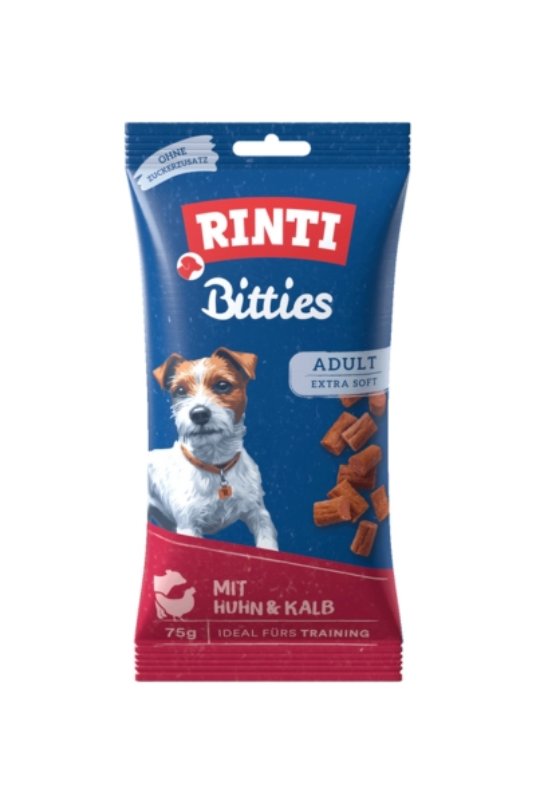 Rinti Bittes AD piletina i teletina, poslastica za pse 75g