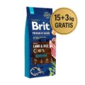 Brit Premium by Nature Sensitive jagnjetina,pirinac 15+3 kg